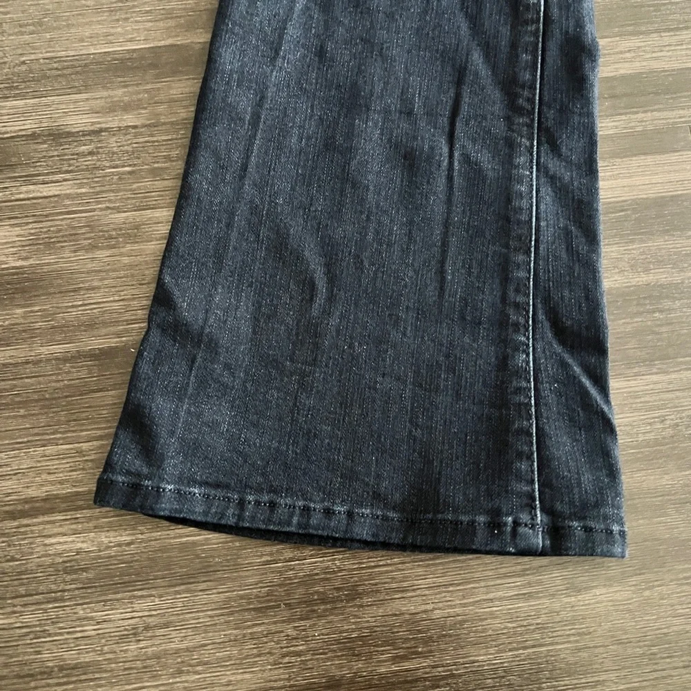 Just Black Blue Boot Leg Jeans Size 27 - Picture 2 of 6